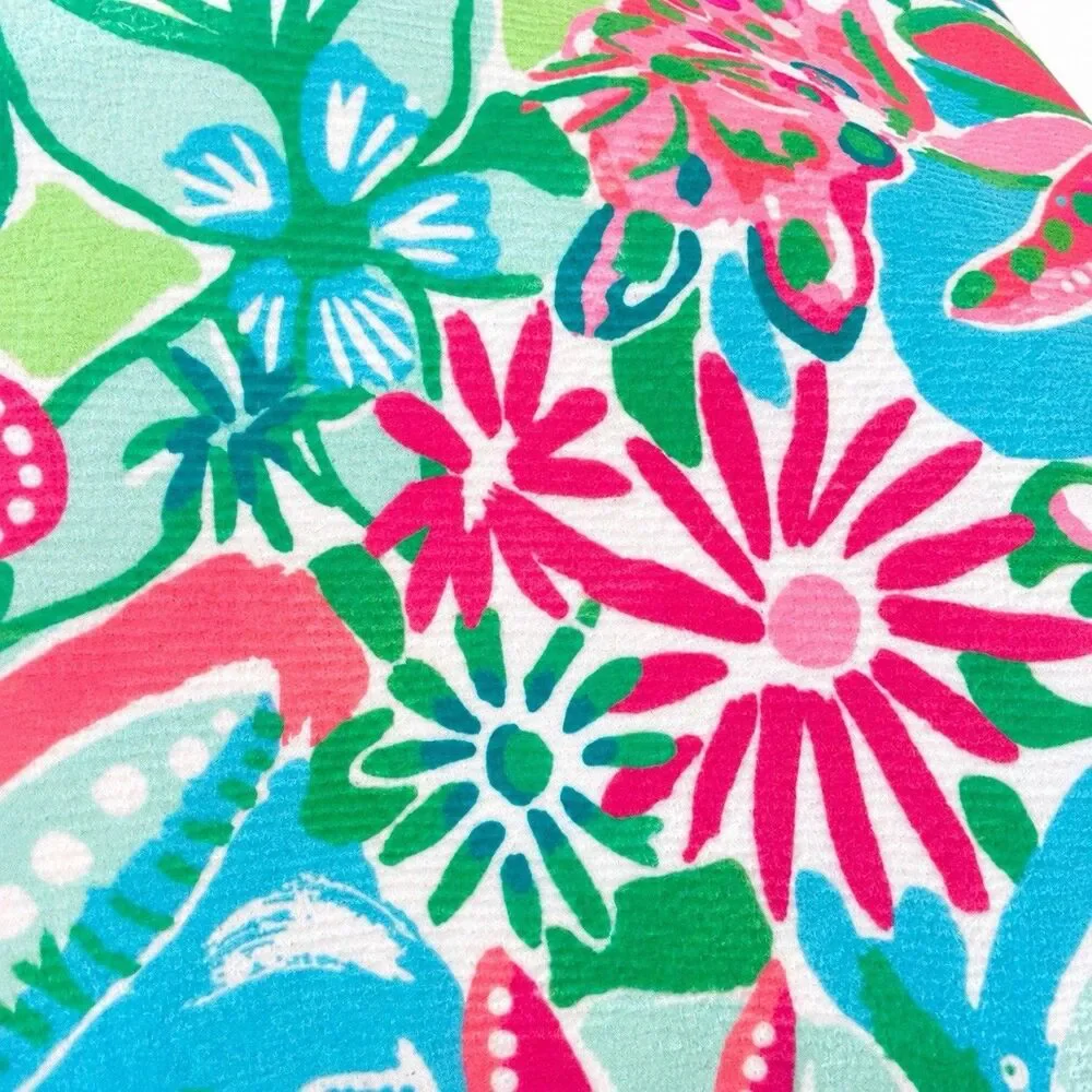 Lilly Pulitzer Beach Towel Golden Hour Floral Microfiber Pool Swim 72”x40” NWOT